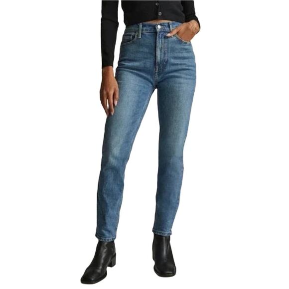 Everlane The Cheeky Blue Medium Wash Denim Women's Ankle Jeans Size 27 - Picture 1 of 11